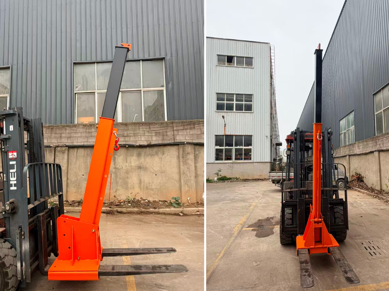 forklift boom for longer reach