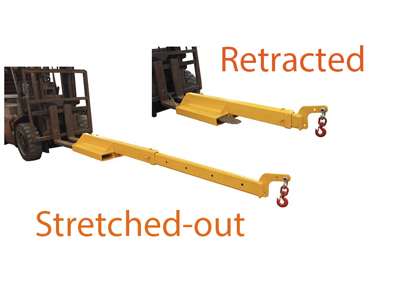 stone lifting extension arm