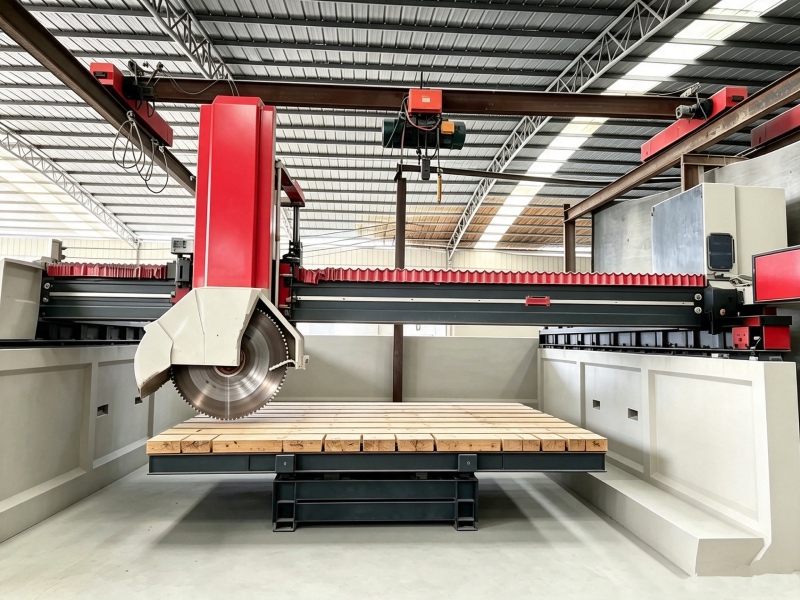customized steel frame worktable for stone machine