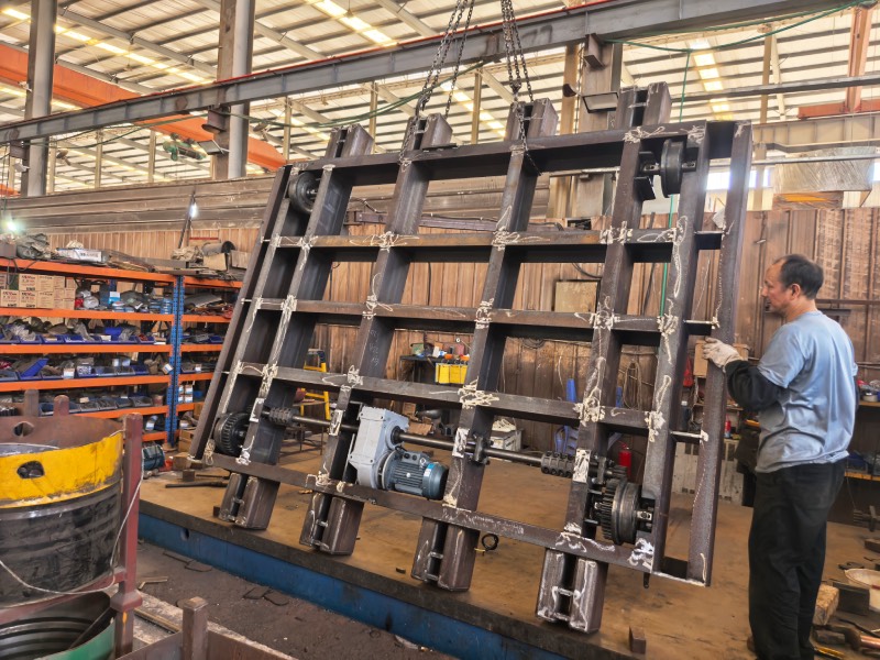 China supplier of heavy-duty bogie for stone blocks