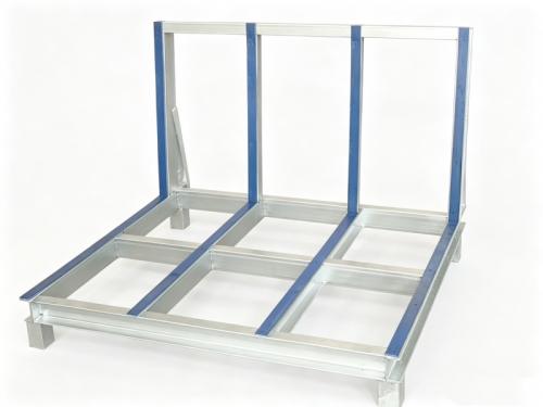 Galvanized steel racks for heavy stones