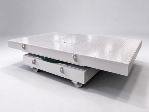 Stone block rotatable worktable